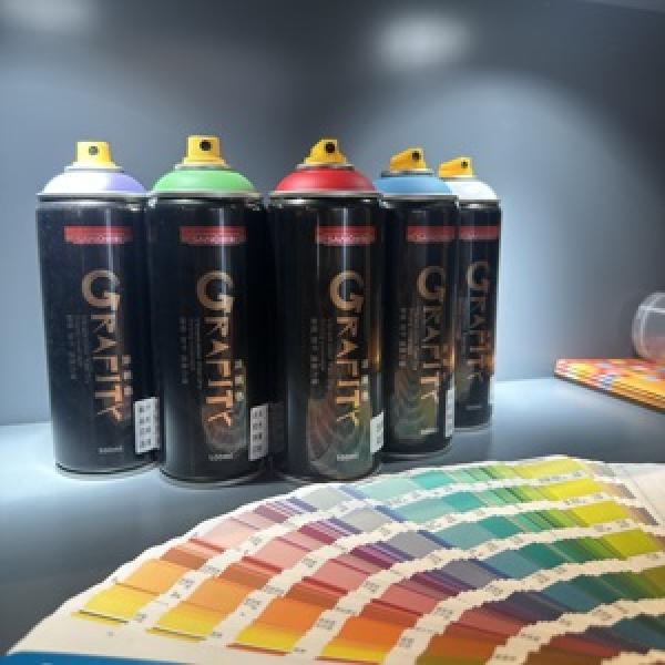Spray Painting Canvas