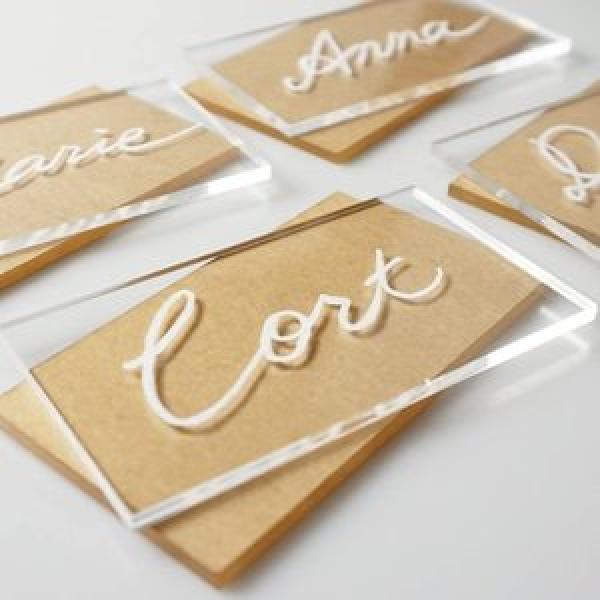 Place Cards & Table Numbers
