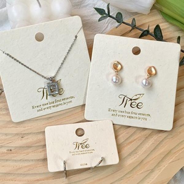 Jewelry Label Card