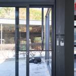 Floor-to-Ceiling Double Glass Door