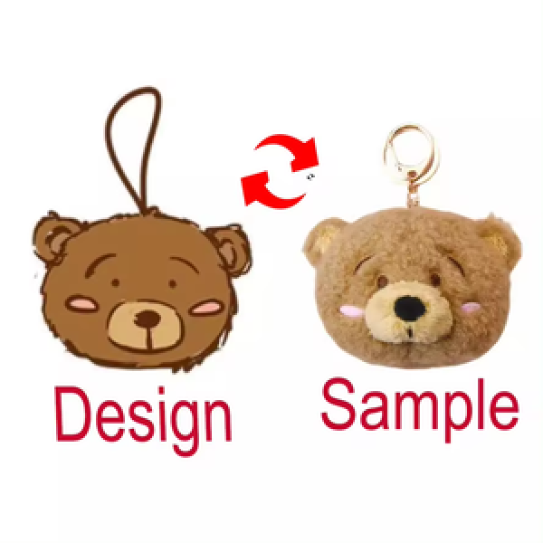 Plush keychain toys