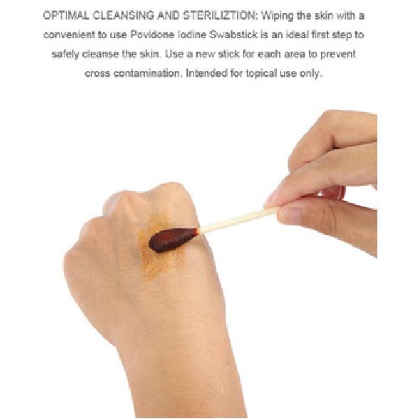 Iodophor Disinfectant Swabs & Cotton Swabs
