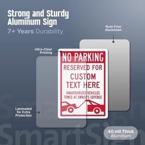 Temporary Parking Sign